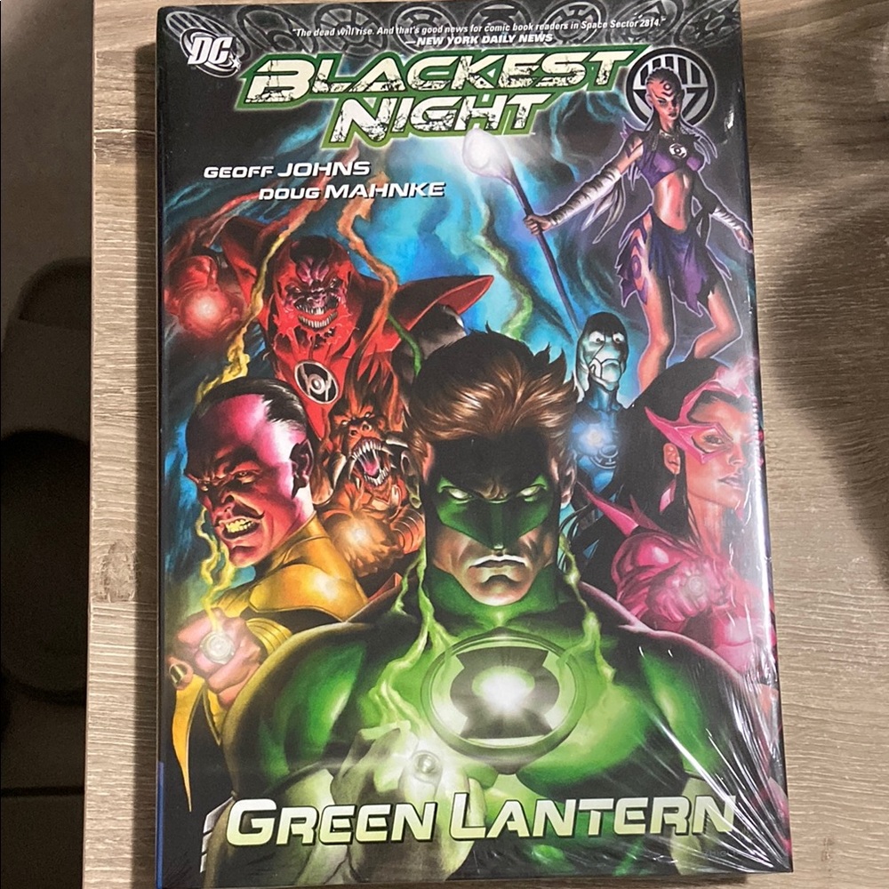 "Blackest Night" Green Lantern HC Comic Book by Johns, Geoff Factory Sealed